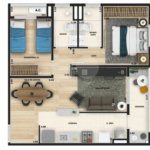 Apartamento à venda com 2 quartos, sendo 1 suíte,  em Jardim São Carlos, Sorocaba, SP