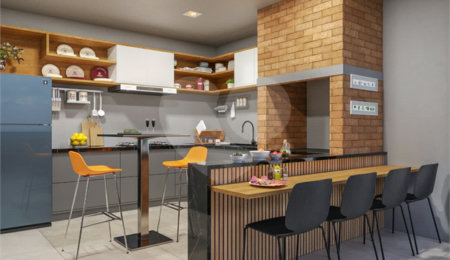 Apartamento à venda com 2 quartos, sendo 1 suíte,  em Residencial Jardins da Catalunha, Atibaia, SP