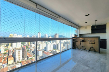 Apartamento com 3 dormitórios à venda, 155 m² por R$ 2.379.000,00 - Embaré - Santos/SP