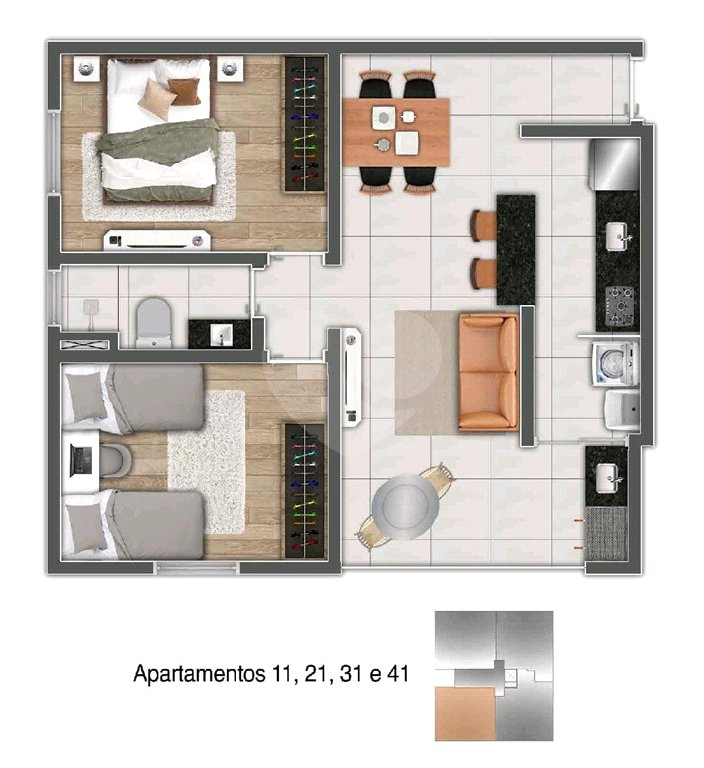 Casa à venda com 2 quartos no condomínio Residencial Sonhar Bella, Atibaia - SP