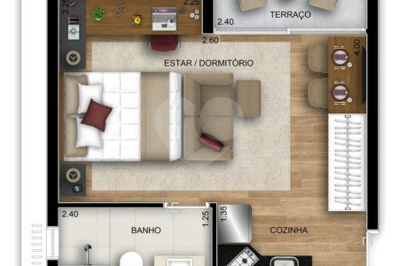 Apartamento à venda com 1 quarto em Sumarezinho, São Paulo, SP