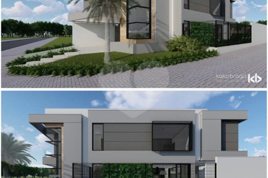 Casa em construção com 3 suítes no Condomínio Damha 2, na cidade de Piracicaba - SP.