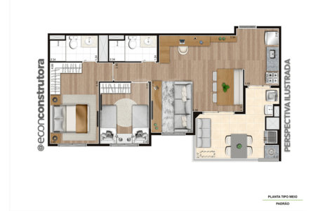 Apartamento à venda com 2 quartos, sendo 1 suíte,  em Jaguaré, São Paulo, SP