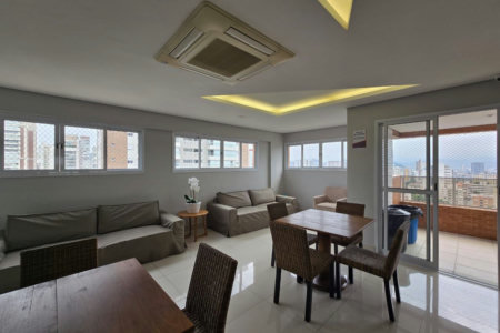 Apartamento com 1 dormitório, 45 m² - venda por R$ 670.000,00 ou aluguel por R$ 5.000,00/mês - Boqueirão - Santos/SP
