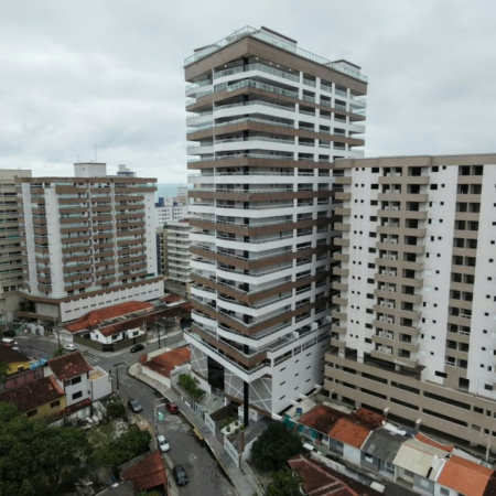 Apartamento à venda com 1 suíte em Caiçara, Praia Grande, SP