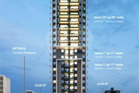 Apartamento à venda com 3 quartos, sendo 1 suíte, em Além Ponte, Sorocaba, SP