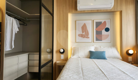 Studio 28M2 para locação em Moema Pássaros