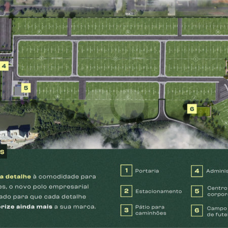 Terreno à venda no condomínio Spot One Parque Empresarial, Jaguariúna - SP