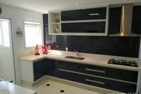Apartamento com 3 dormitórios à venda, 155 m², vista para o mar - Embaré - Santos/SP