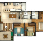 Apartamento à venda com 3 quartos, sendo 1 suíte, em Parque Campolim, Sorocaba, SP