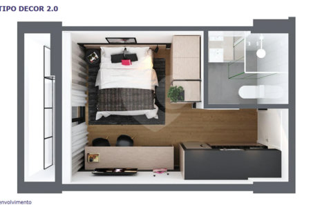Studio à venda com 1 suíte em Indianópolis, São Paulo, SP