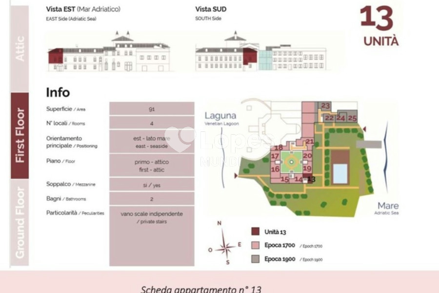 Apartamento duplex com 2 quartos à venda em Pellestrina, Veneza, Itália – Venetia Domus
