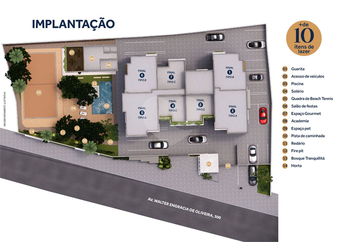 Apartamento à venda com 1 suíte em Itapetinga, Atibaia, SP