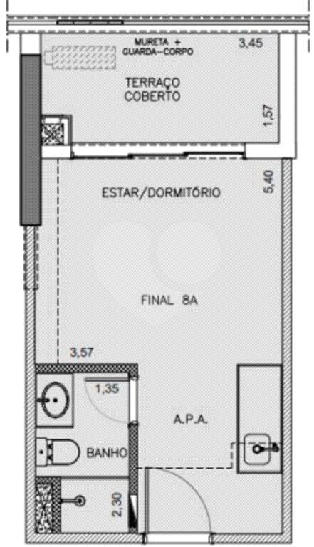 Studio à venda com 1 quarto em Vila Pompéia, São Paulo, SP