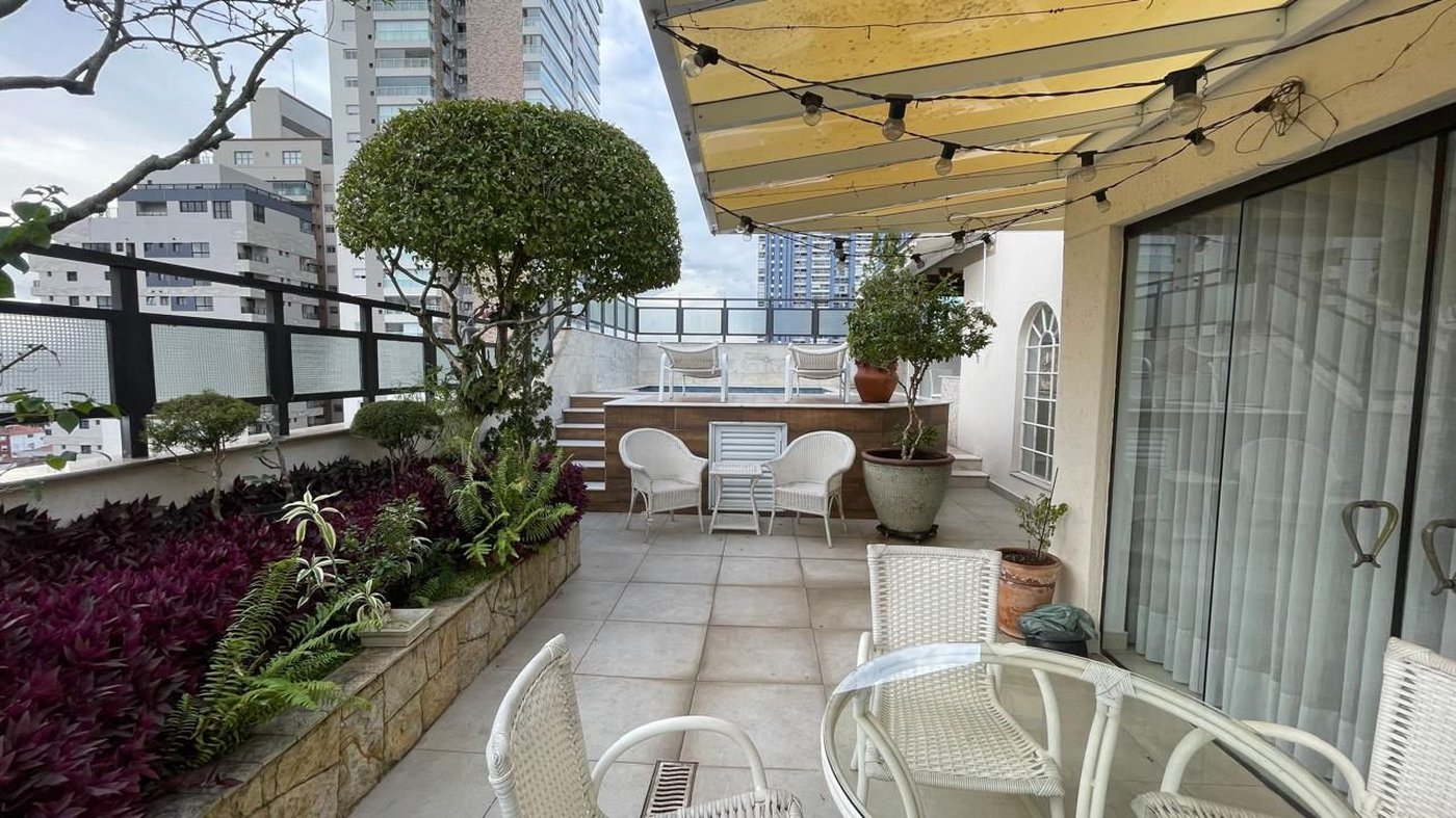 Cobertura à venda, 348 m² por R$ 3.900.000,00 - Aparecida - Santos/SP