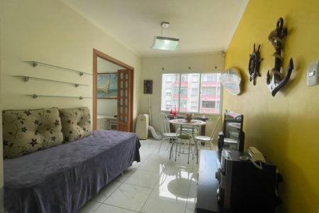 Apartamento com 1 dormitório à venda, 37 m² por R$ 390.000,00 - Boqueirão - Santos/SP