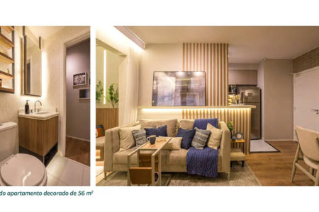 Apartamento à venda com 2 quartos, sendo 1 suíte,  em Vila Andrade, São Paulo, SP