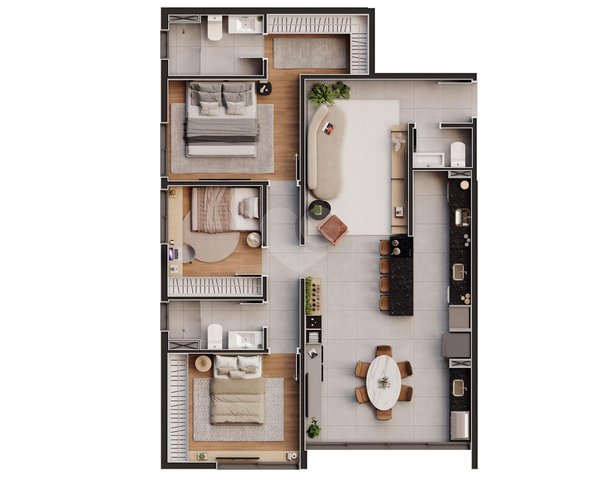 Apartamento 107m² 3