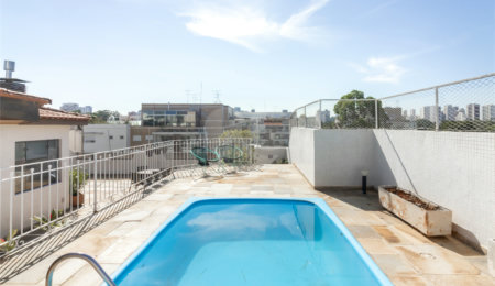 Cobertura à venda com 4 quartos, sendo 2 suítes,  em Chácara Santo Antônio (zona Sul), São Paulo, SP