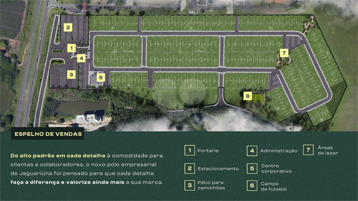 Terreno à venda no condomínio Spot One Parque Empresarial, Jaguariúna - SP