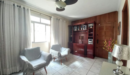 Belíssimo Apartamento de Frente, 3 Quartos, com Garagem Fechada, à Venda no Marapé – Santos/SP