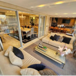 Apartamento mobiliado alto padrão, para venda ou locação, com 4 suítes e 4 vagas, em condomínio-clube no Ipiranga!