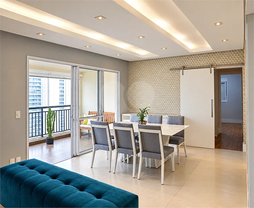 Apartamento mobiliado de 106 m² no Centro de São Bernardo, com 3 dormitórios, suíte, 3 vagas, vista livre e condomínio com lazer completo.