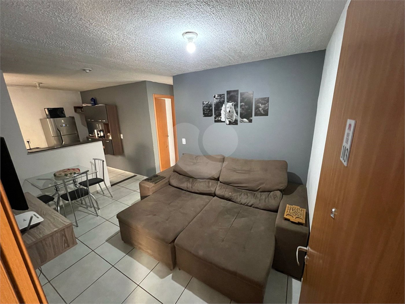 Apartamento térreo com 2 dormitórios