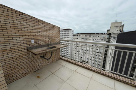 Cobertura com 2 dormitórios à venda, 98 m² por R$ 900.000,00 - José Menino - Santos/SP
