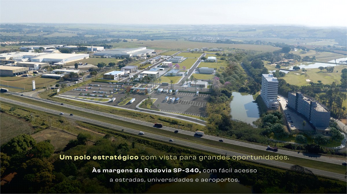 Terreno à venda no condomínio Spot One Parque Empresarial, Jaguariúna - SP