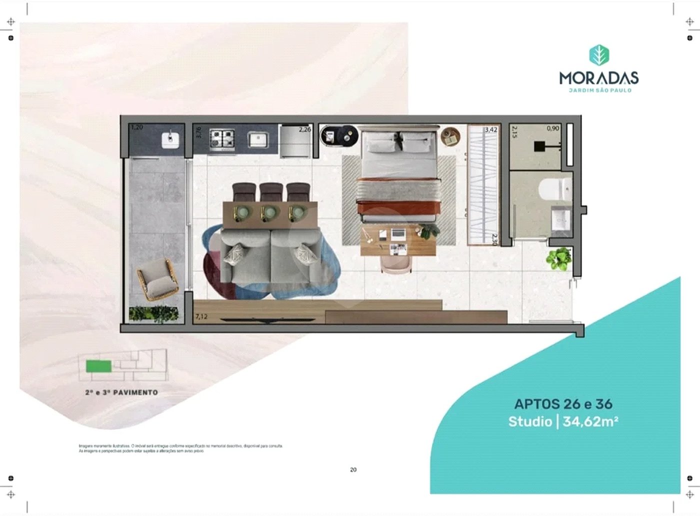 Apartamento à venda com 1 quarto em Jardim São Paulo(zona Norte), São Paulo, SP