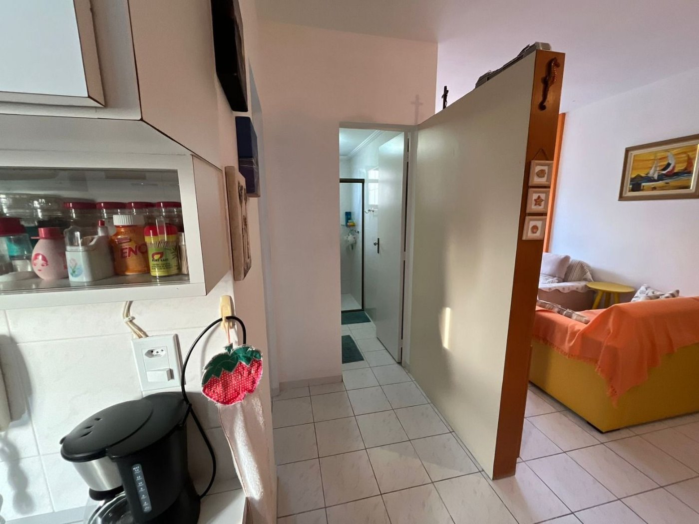 Apartamento com 1 dormitório à venda, 52 m² por R$ 290.000,00 - Jardim Três Marias - Guarujá/SP