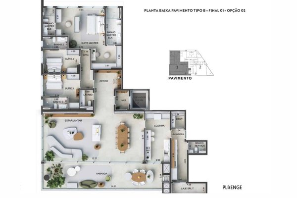 Apartamento 310m² 4