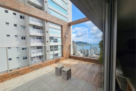 Apartamento com 2 dormitórios para alugar, 100 m² por R$ 12.500,02 - Aparecida - Santos/SP
