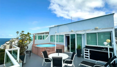 Duplex à venda com 3 quartos, sendo 1 suíte,  em Leblon, Rio de Janeiro, RJ