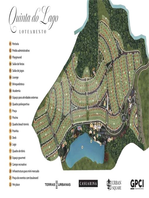 Terreno à venda no condomínio Residencial Quinta do Lago, Indaiatuba - SP