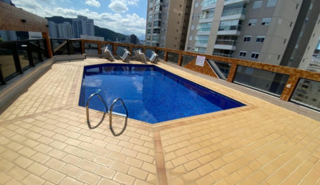 Apartamento com 1 dormitório para alugar, 65 m² por R$ 4.500,00/mês - José Menino - Santos/SP