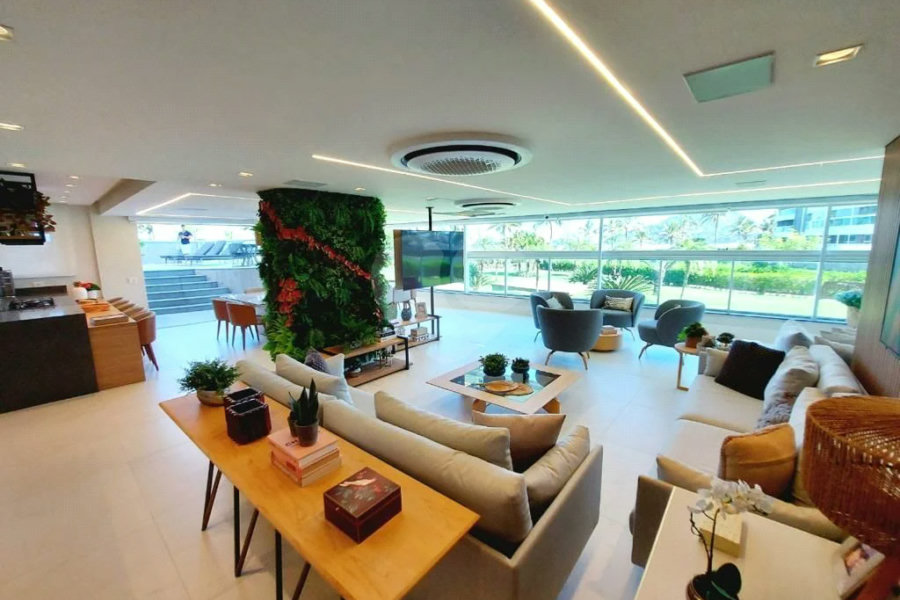 Apartamento à venda com 5 quartos, sendo 4 suítes,  em Riviera de São Lourenço, Bertioga, SP