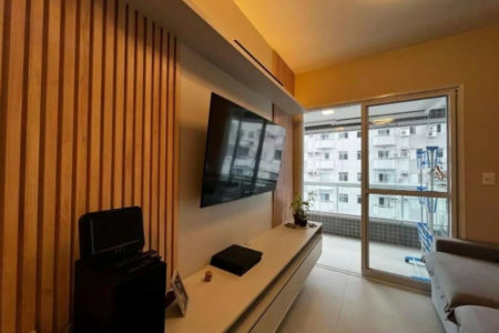 Apartamento com 1 dormitório à venda, 56 m² por R$ 1.115.000,00 - Boqueirão - Santos/SP