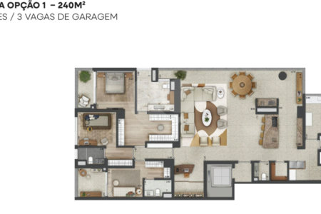 Apartamento à venda com 4 suítes em Vila Cordeiro, São Paulo, SP
