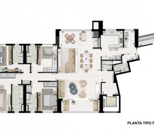 Apartamento 209m² 3