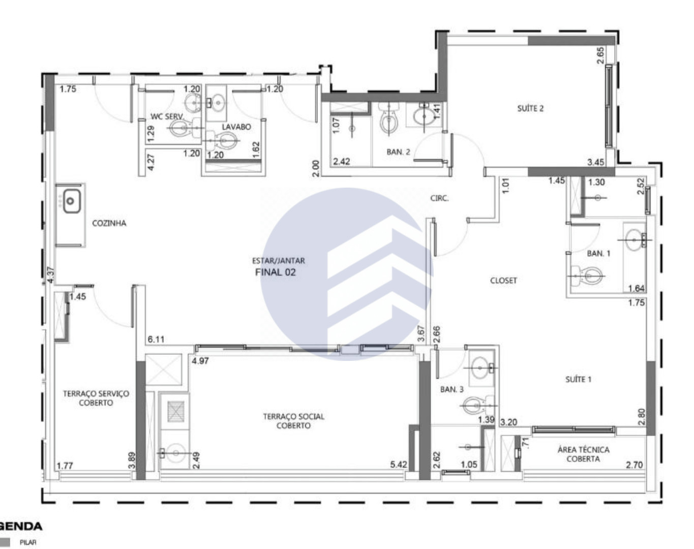 Apartamento, 2 quartos, 115 m² - Foto 10