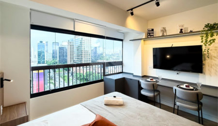 Studio para alugar com 1 quarto em Vila Cordeiro, São Paulo, SP