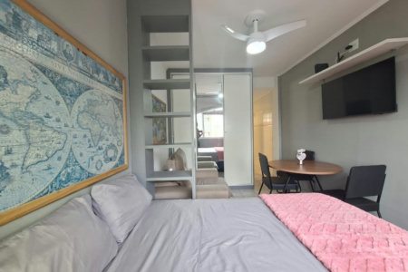 Apartamento com 1 dormitório à venda, 26 m² por R$ 340.000,00 - Aparecida - Santos/SP
