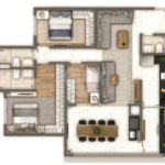 Apartamento à venda com 4 quartos, sendo 3 suítes, em Vila São José (ipiranga), São Paulo, SP