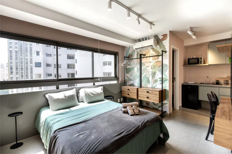 Apartamento à venda ou para alugar com 1 quarto em Perdizes, São Paulo, SP