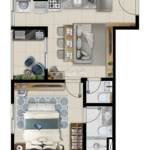 Apartamento à venda com 1 suíte em Atibaia Jardim, Atibaia, SP