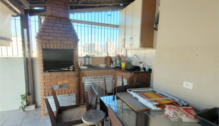 Cobertura à venda com 2 quartos, sendo 1 suíte,  em Rudge Ramos, São Bernardo do Campo, SP