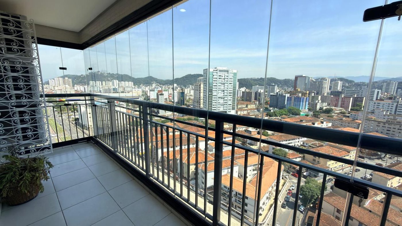 Apartamento com 3 dormitórios à venda, 80 m² por R$ 890.000,00 - Gonzaga - Santos/SP
