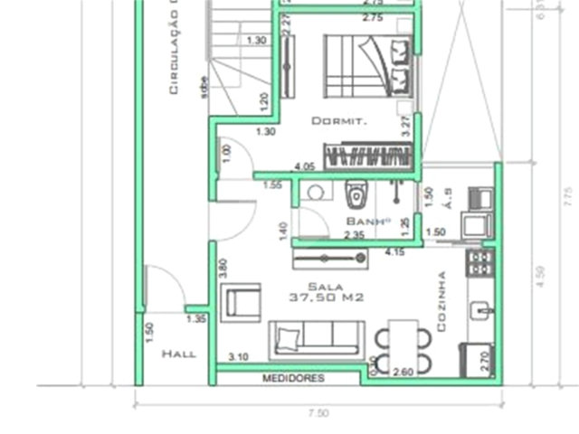 Casa em condomínio à venda com 1 quarto em Santana, São Paulo, SP